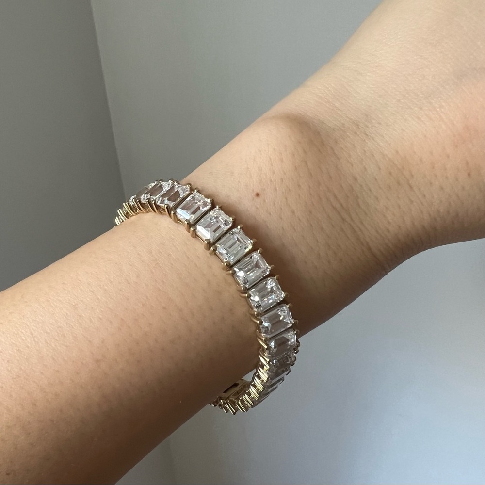 NEW Swarovski baguette tennis bracelet